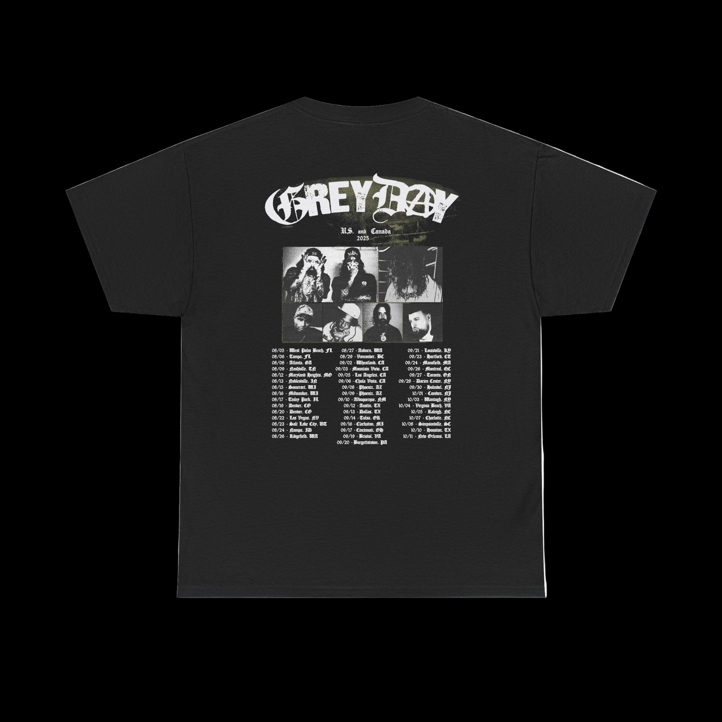 Suicideboys Merch - Grey Day Tour Merch - Black Tour Tee